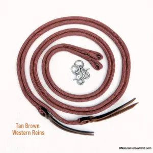 LightRider Western Split Reins with rein clips