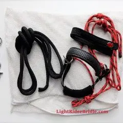 LightRider Amalia Bitless Bridle - Natural Horse World Ckean a rope halter or bitless bridle