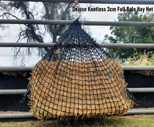 Deluxe Knotless Hay Net 3cm, 4cm or 6cm hole size