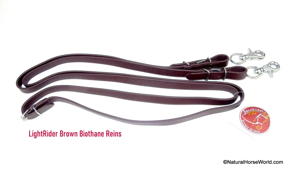 LightRider Brown Biothane Reins