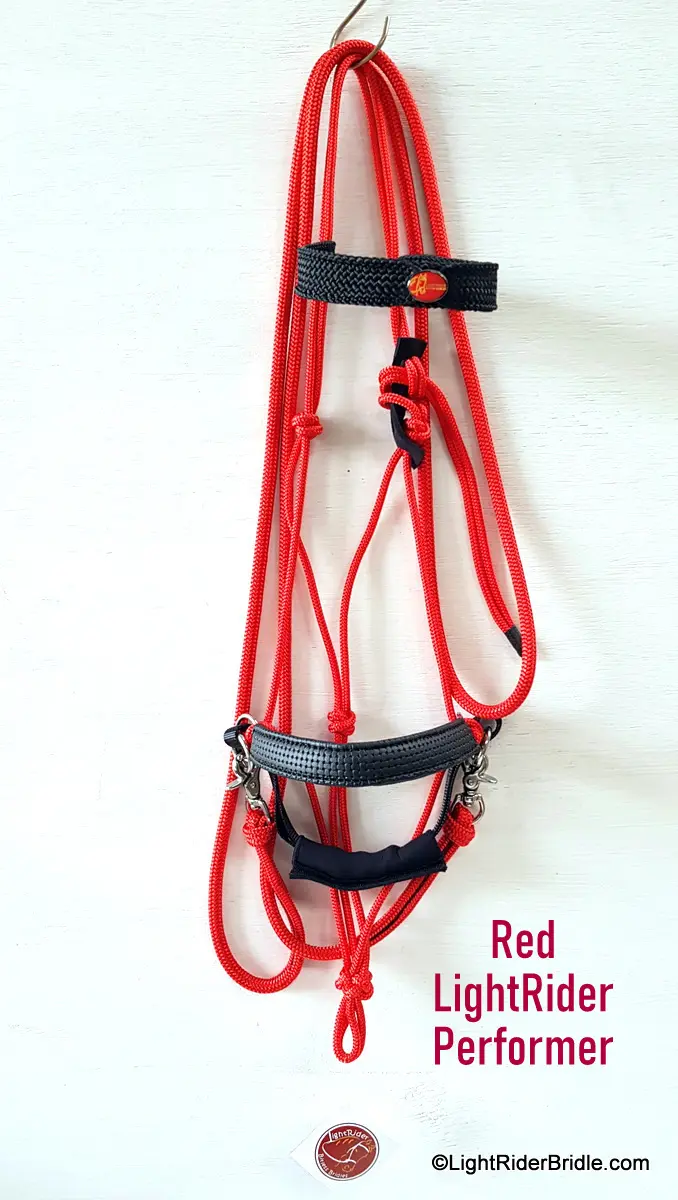 LightRider Bitless Bridle - Rope Performer Includes rope reins