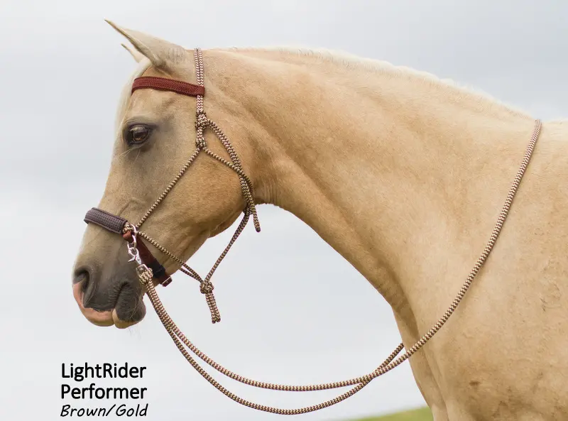 LightRider Bitless Bridle - Rope Performer Includes rope reins