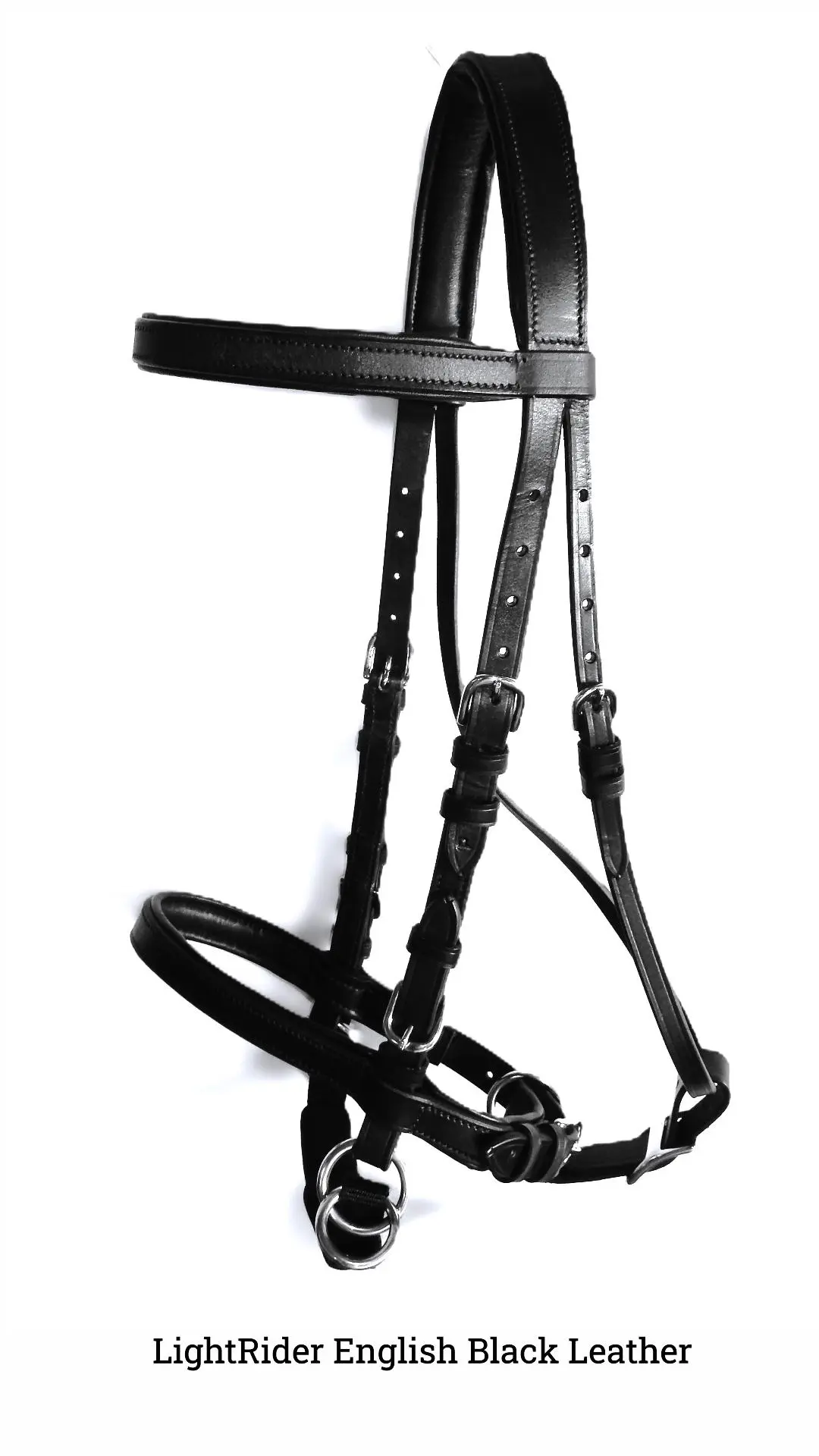 LightRiderEnglishBlackLeatherL