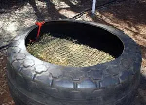 BagABale The Affordable Hay Transport Bag - Natural Horse World Net-tied-into-tyre